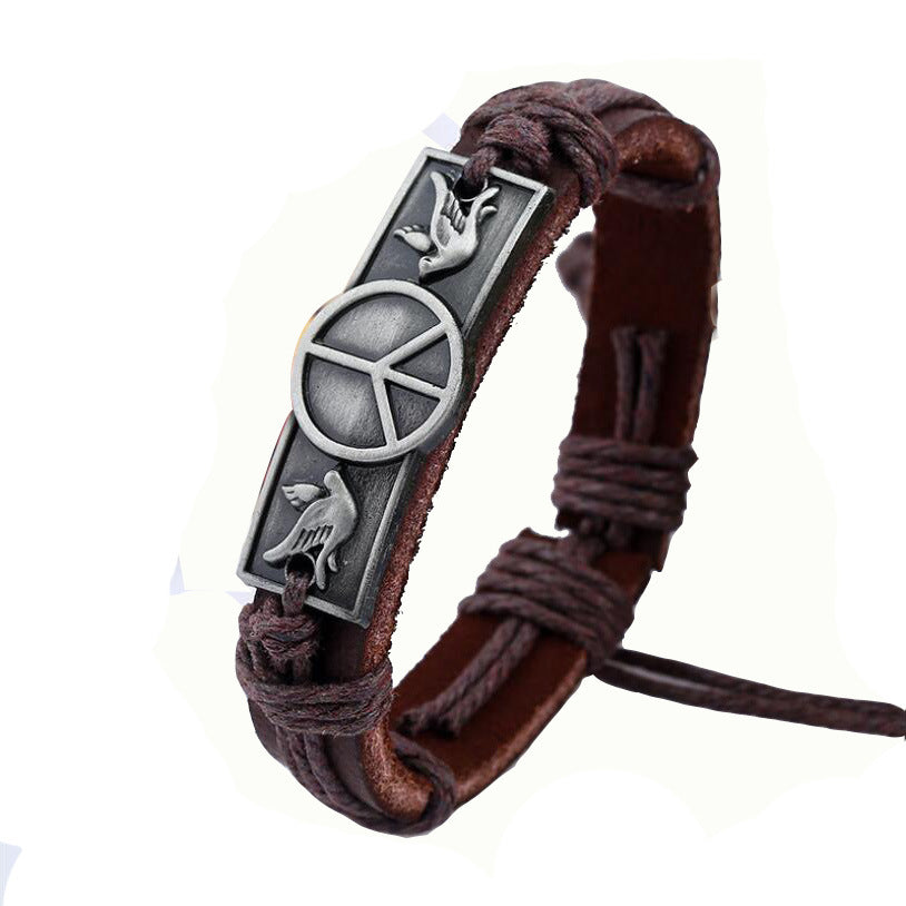 Peace Pigeon Vintage Adjustable Casual Bracelet