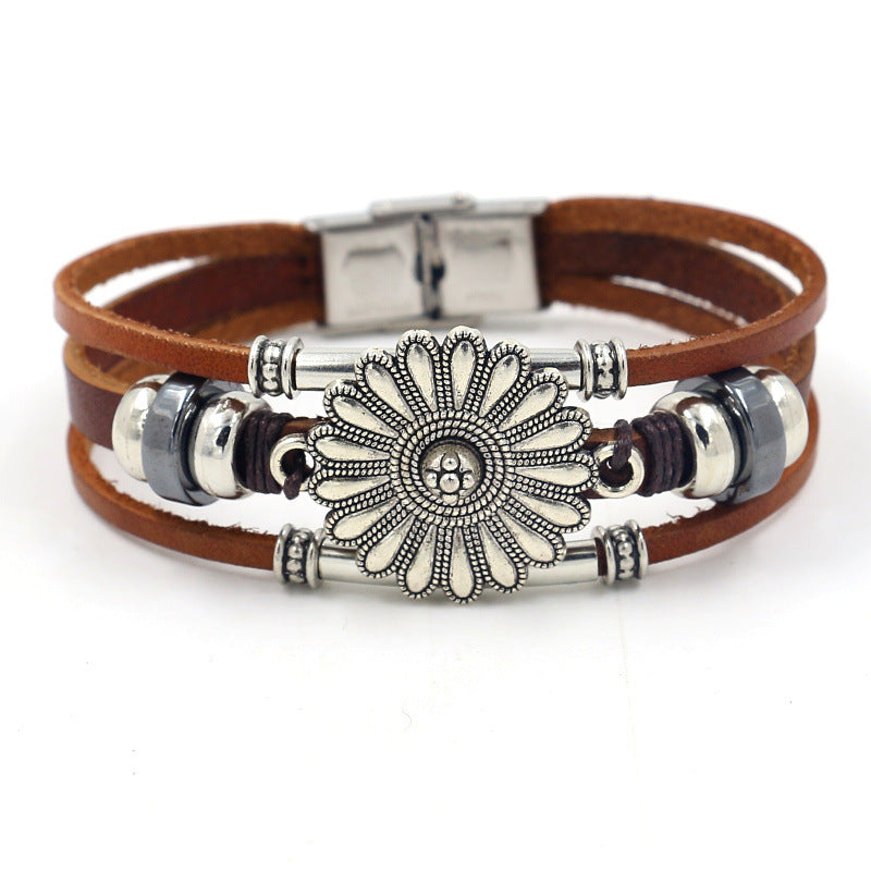 Bohemian-Style Bracelet Blue Eye Clear Beaded Bracelet Fashion Bracelet